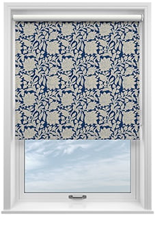 Land & Shore Rowallane (Blackout), Blue - Twist&Fit Roller Blind